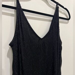 H&M sparkly tank, size M